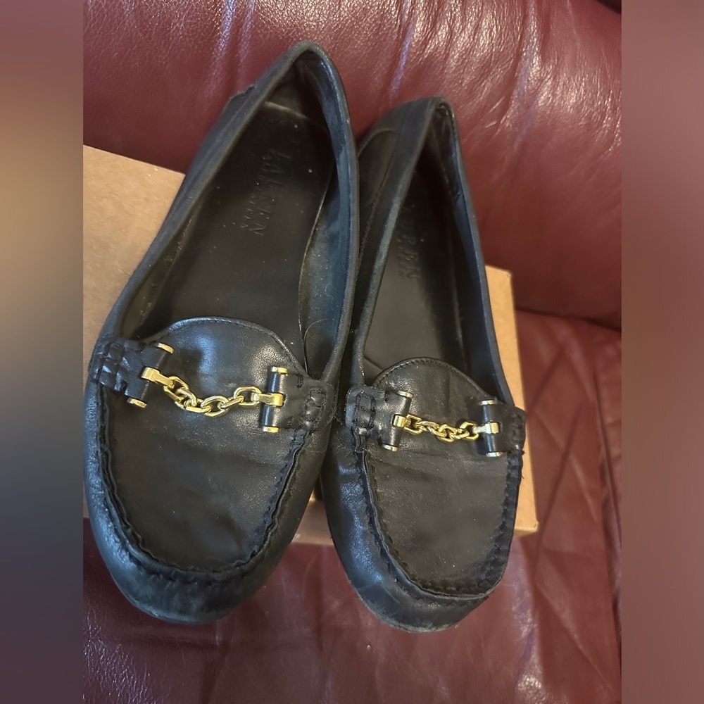 Ralph Lauren Genuine Leather Loafers - Size 7